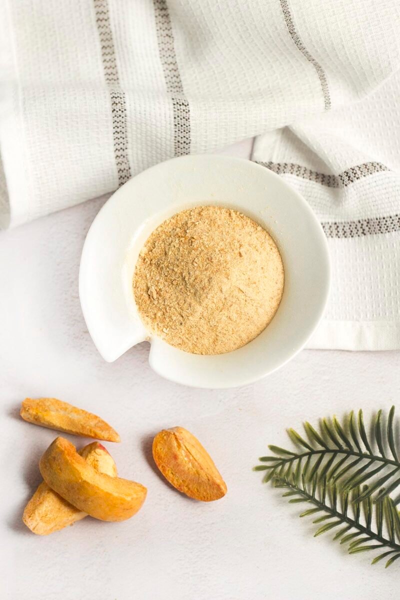 Gefriergetrocknete aprikosen pulver