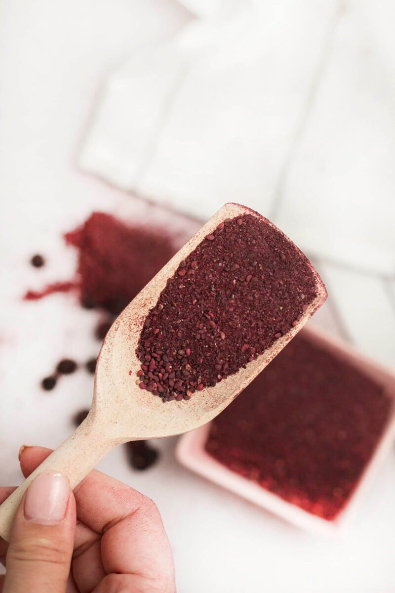 Gefriergetrocknete brombeere pulver